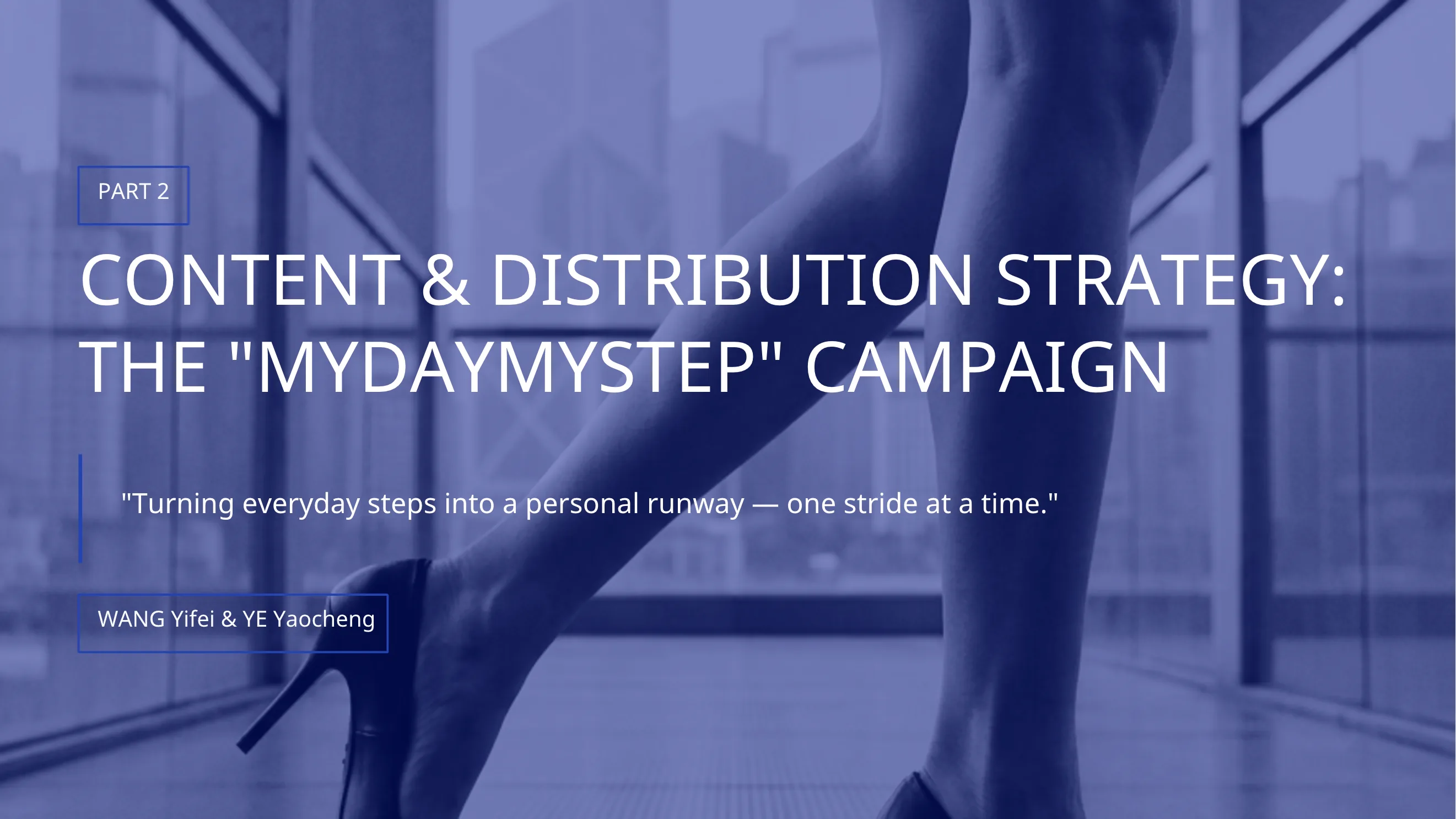 Stuart Weitzman Vinnie MyDayMyStep social campaign