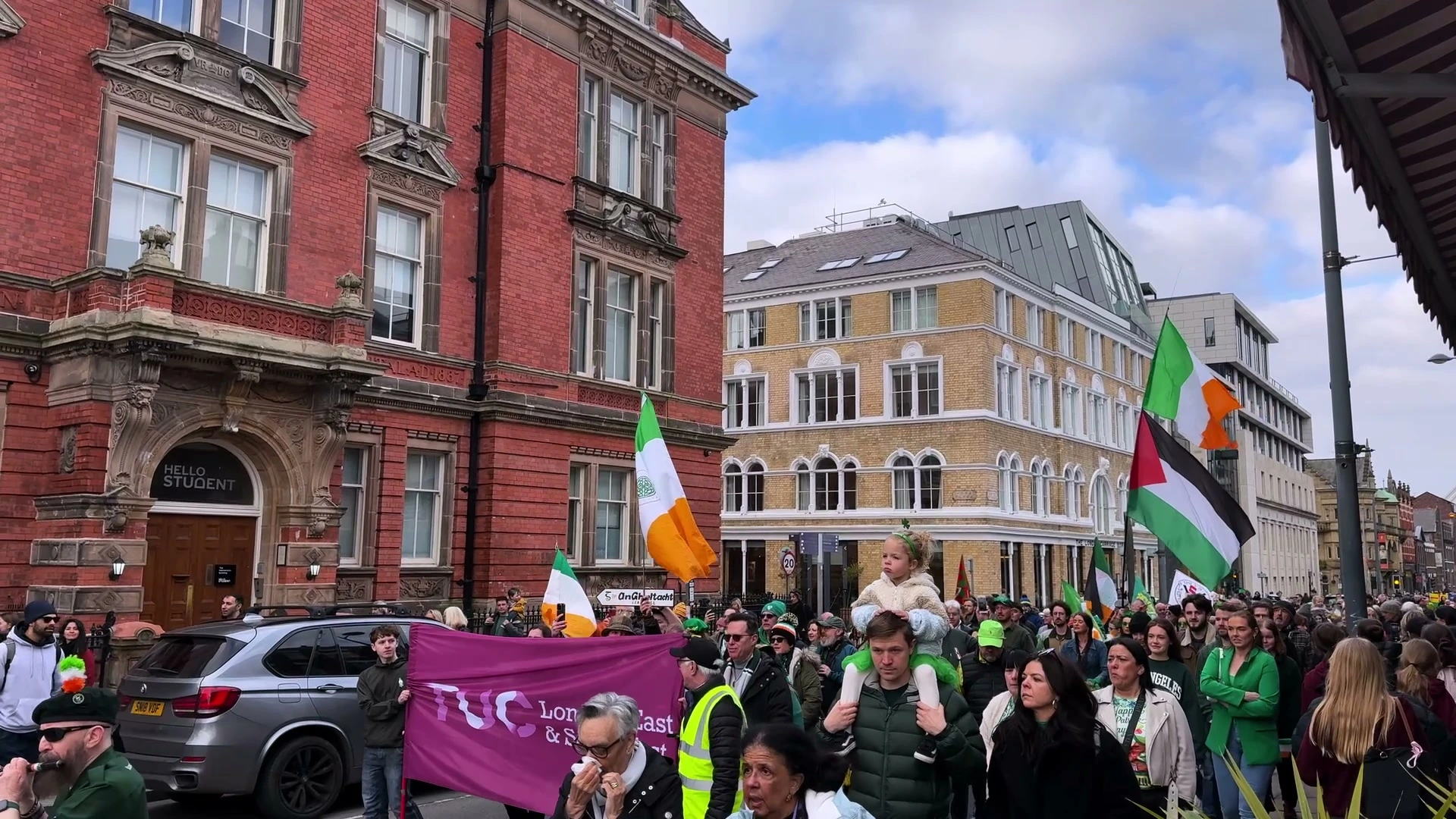 St Patrick's Day parade field report