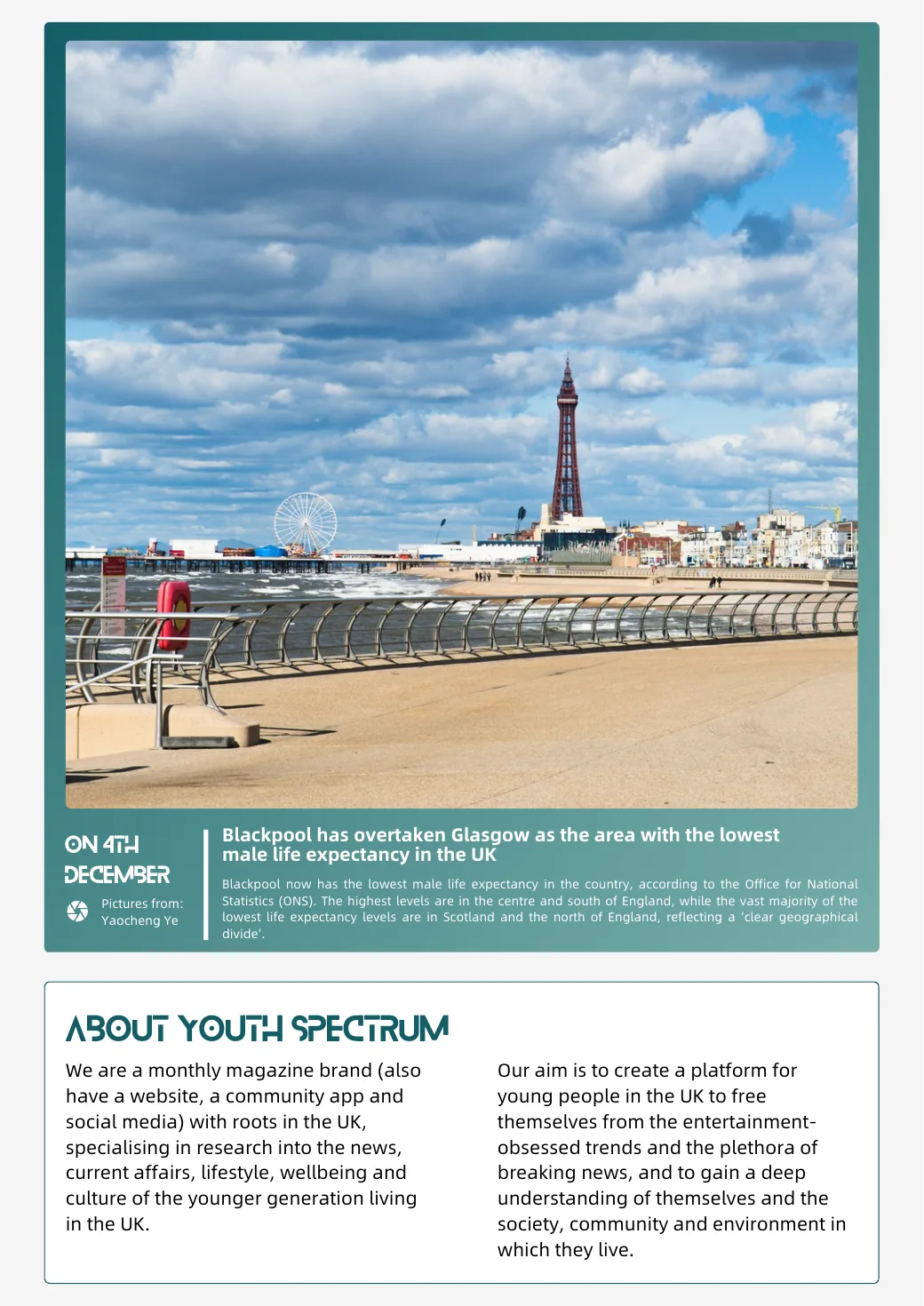 Youth Spectrum Issue 12 spread